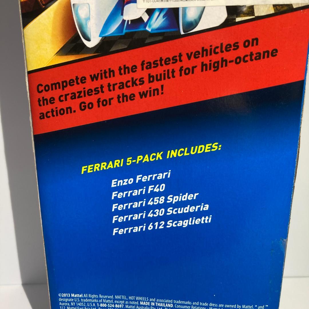 ホットウィール フェラーリ 5PACK 【BFB28】 【T8629】ミニカー