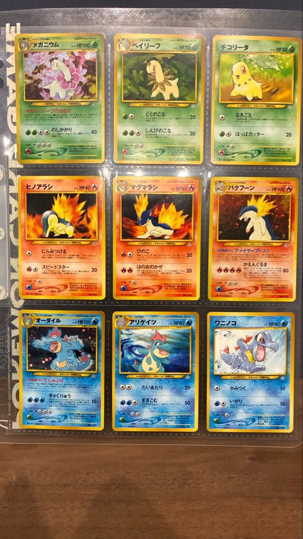 【旧裏ポケモンカード】プレミアムファイル neoネオ 金・銀発売記念