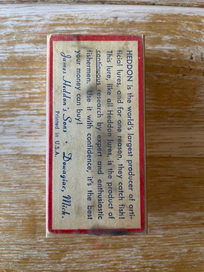 希少 箱入り Heddon Baby Lucky ハードルアー