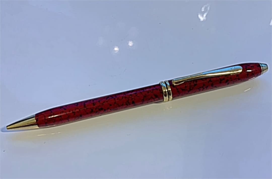 CROSS タウンゼント カーディナル レッドラッカー マーブル　シャープペン