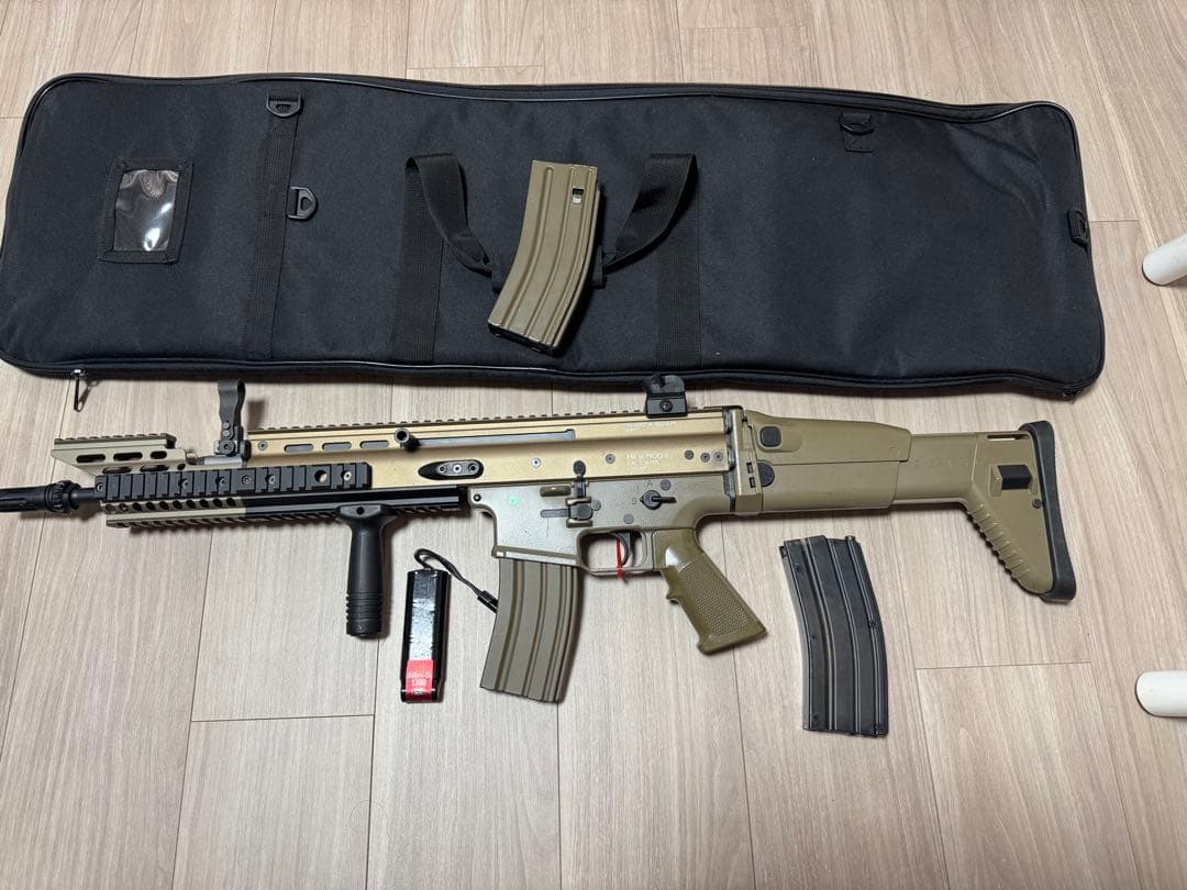 東京マルイSCAR-l CQB 次世代電動ガン　予備マガジン　ローダー　ケース