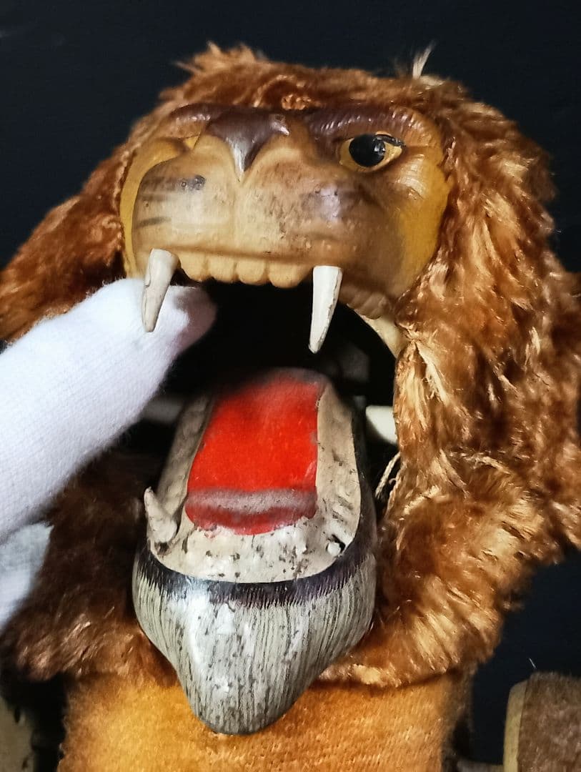 ★希少品 1950年 岩谷製作所 ブリキ サーカス ライオン 昭和レトロ 玩具