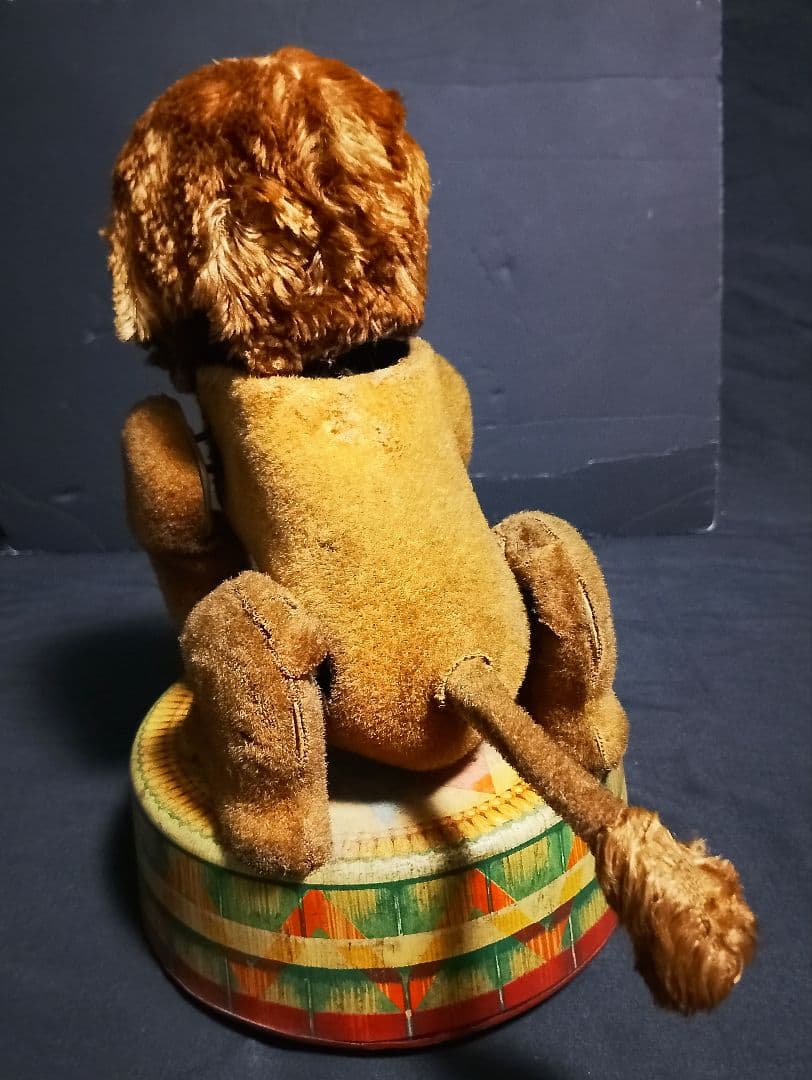 ★希少品 1950年 岩谷製作所 ブリキ サーカス ライオン 昭和レトロ 玩具