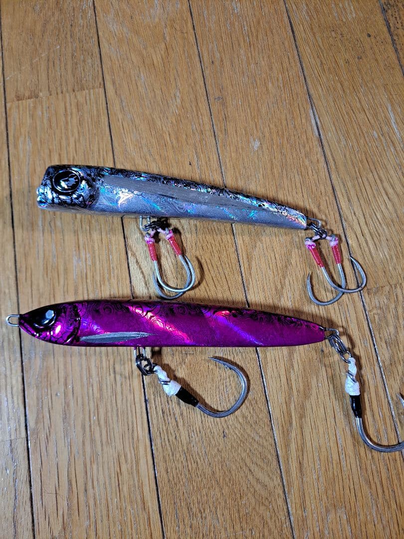 亜侍闘 2本 クアトロダイバー ドラゴン ダイビングペンシル スイミングポッパー