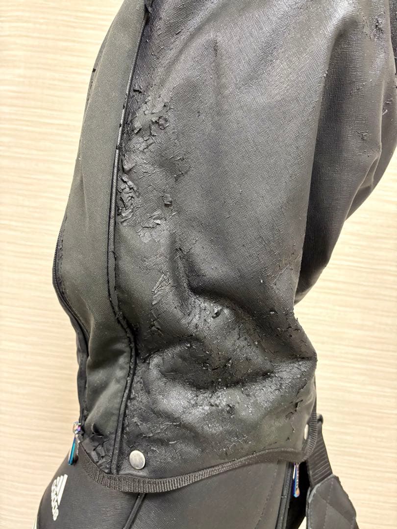 adidas Three Stripe Life キャディバッグ　黒