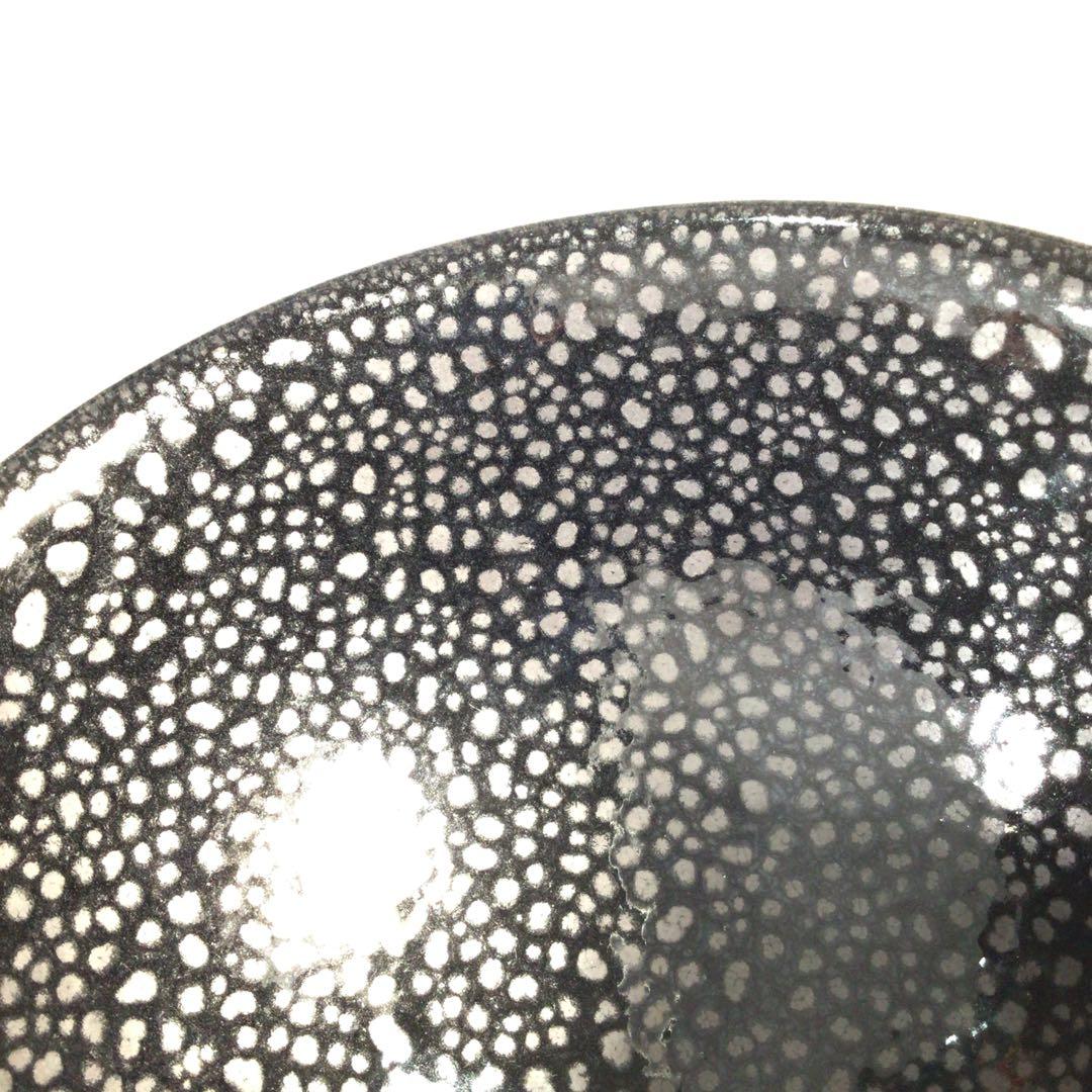 Ｍ１６２　茶碗　『清水保孝造』『油滴茶碗』　抹茶碗　共箱　茶道具