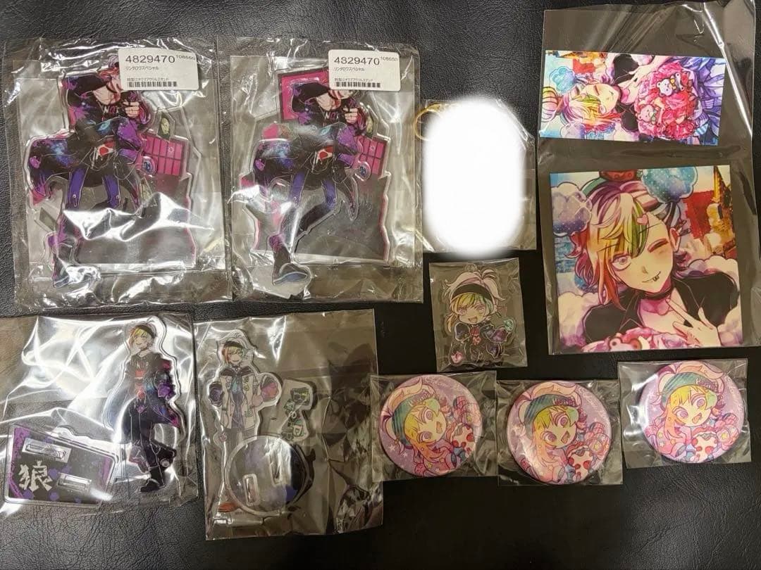 狼ゲーム アナザー 森リンタロウ アクスタ アクキー 特典 缶バッジ 聖夜