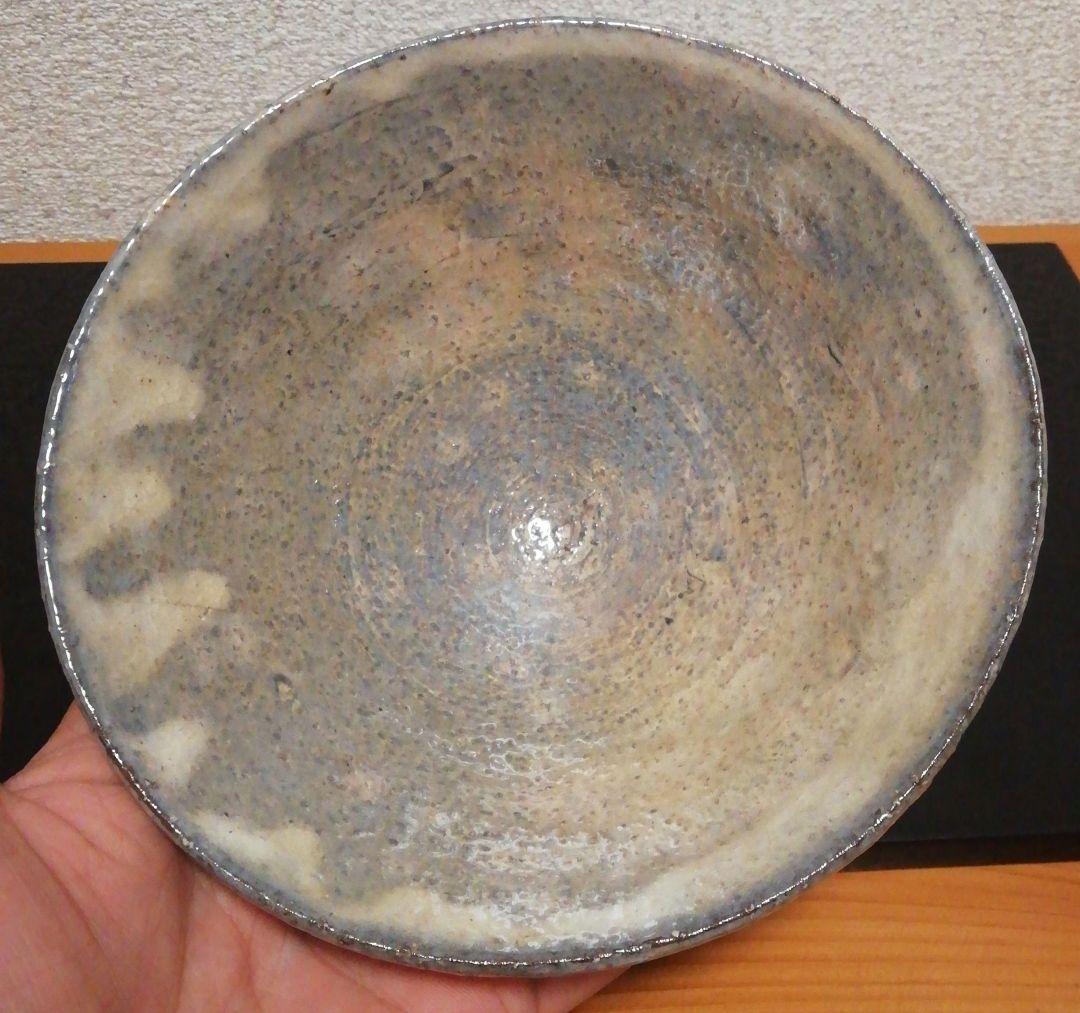 尋牛斎書付　十四代坂倉新兵衛作　萩焼　銘『清風』　茶碗　共箱　共布　茶道具