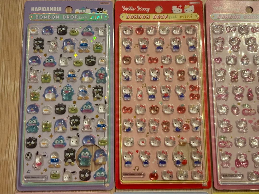 【国内正規品】ボンボンドロップシールミニ　サンリオ　コンプリート　未開封