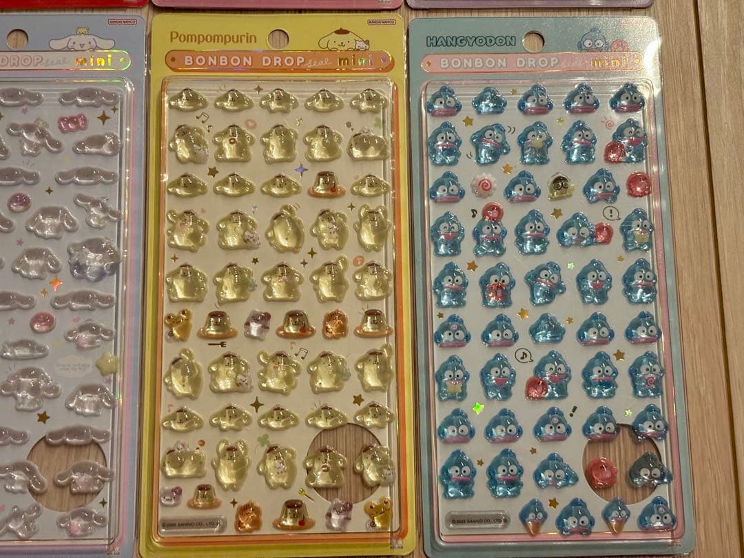 【国内正規品】ボンボンドロップシールミニ　サンリオ　コンプリート　未開封