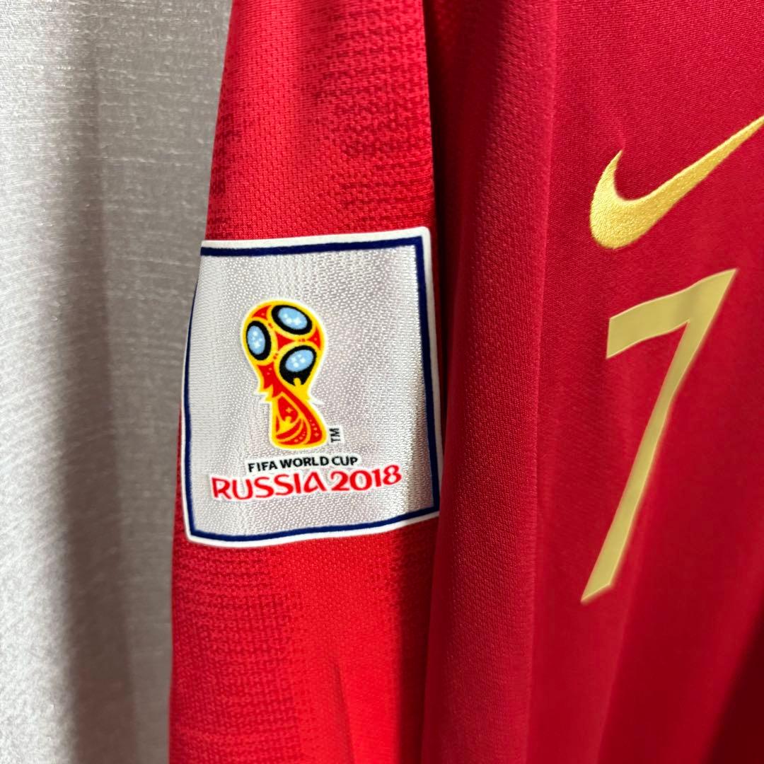 ロナウド　ユニフォーム　ポルトガル代表　ワールドカップ　ハットトリック　長袖