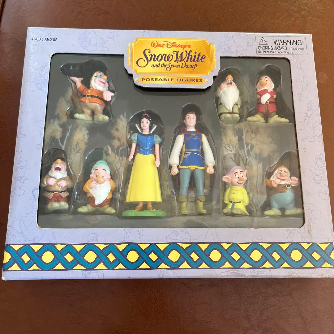 【希少】Disney スノーホワイトと七人の小人 可動フィギュアセット