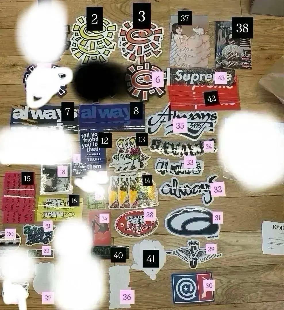 Always supreme Prov Stussy ステッカー　別売り可