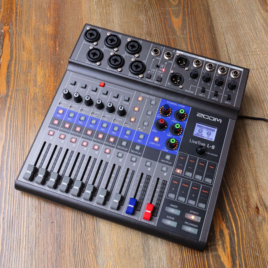 ZOOM LiveTrak L-8 8chミキサー/レコーダー 美品