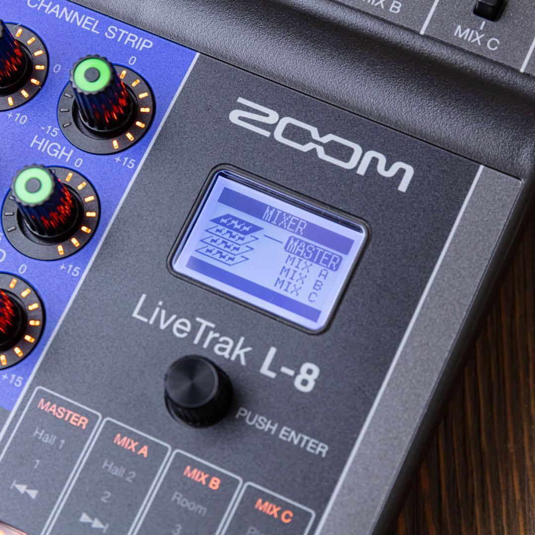 ZOOM LiveTrak L-8 8chミキサー/レコーダー 美品