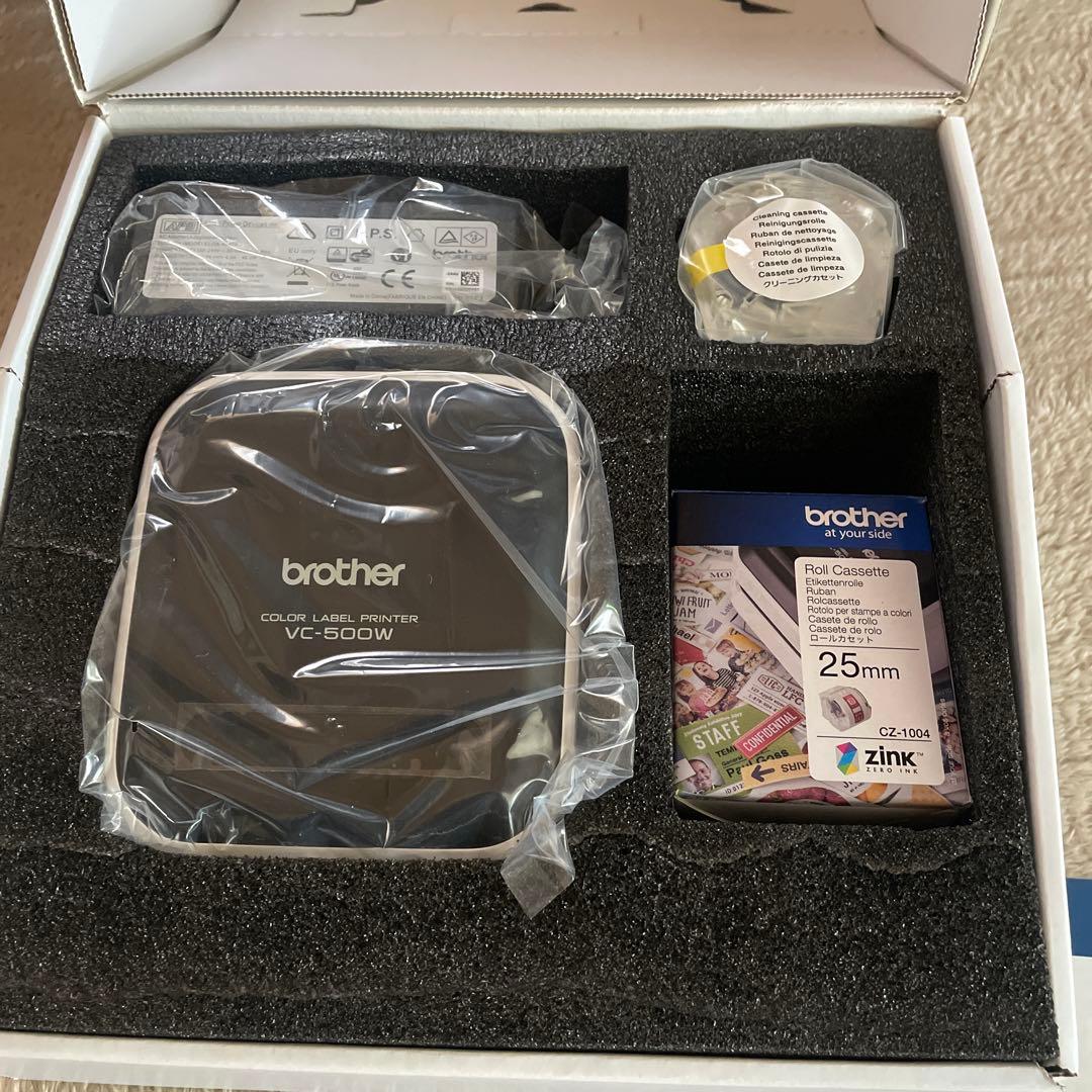 brother ラベルプリンター　VC-500W 未使用に近い
