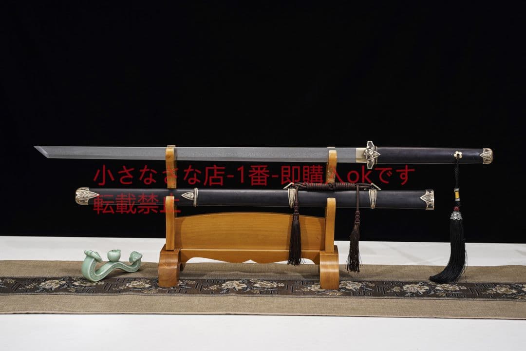 唐横刀百錬文紋鋼 古兵器 武具 刀装具 日本刀 模造刀 居合刀