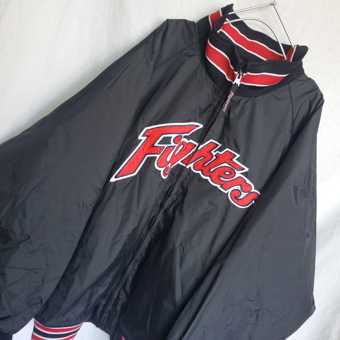 北海道日本ハムファイターズ　野球　ジャパンー黒　スタジャン 復刻 旧モデル