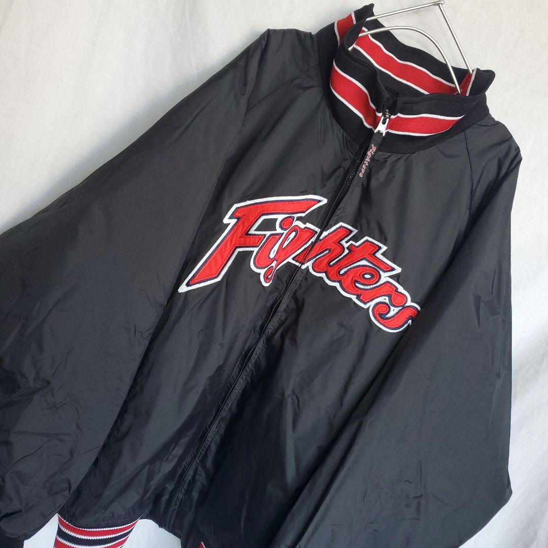 北海道日本ハムファイターズ　野球　ジャパンー黒　スタジャン 復刻 旧モデル