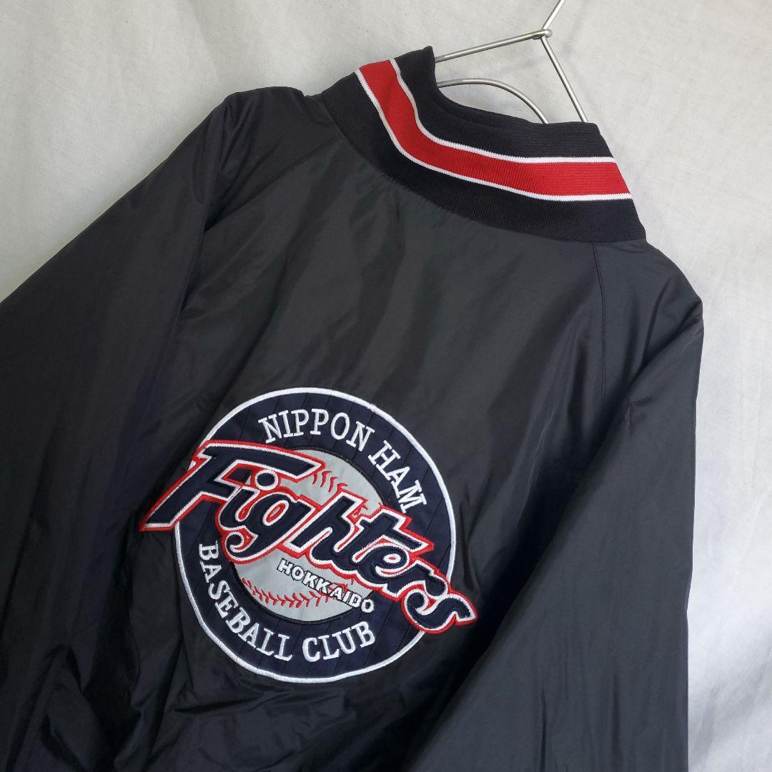 北海道日本ハムファイターズ　野球　ジャパンー黒　スタジャン 復刻 旧モデル