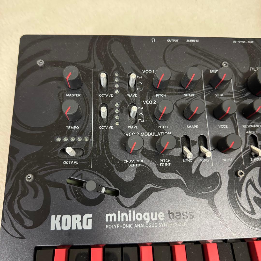 【生産終了品】KORG minilogue bass アナログシンセサイザー