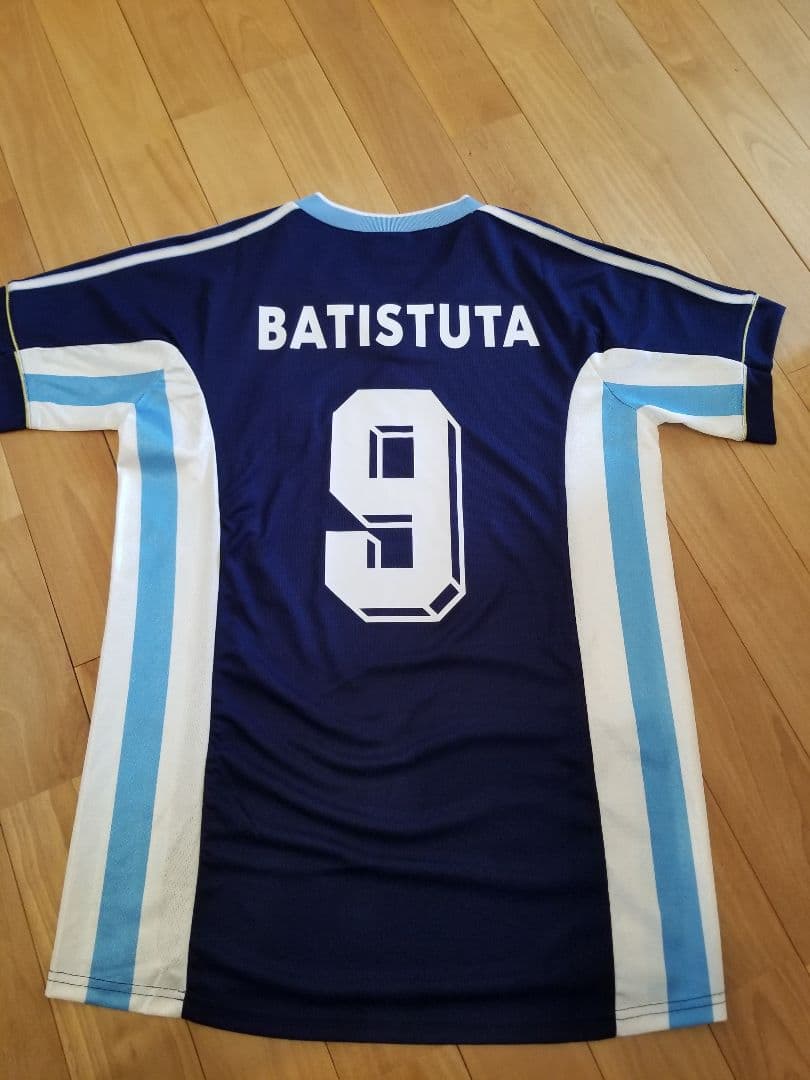 アルゼンチン　バティストゥータ　98年　ユニフォーム　サイズM-L