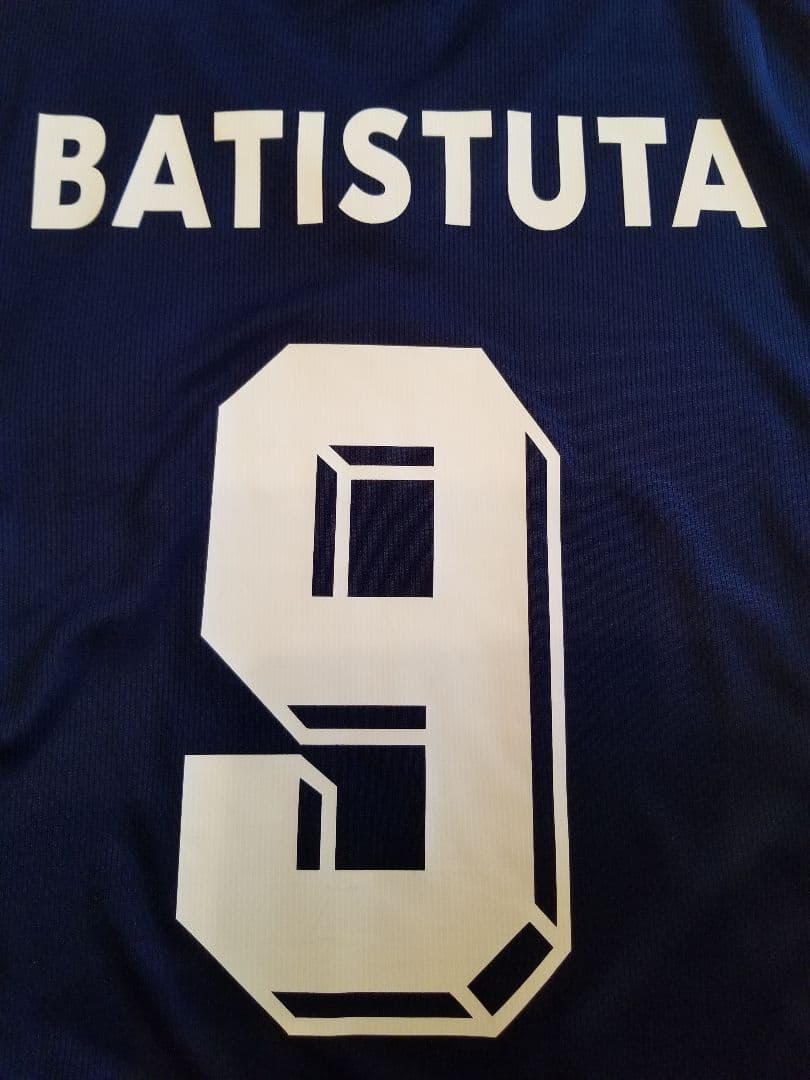 アルゼンチン　バティストゥータ　98年　ユニフォーム　サイズM-L