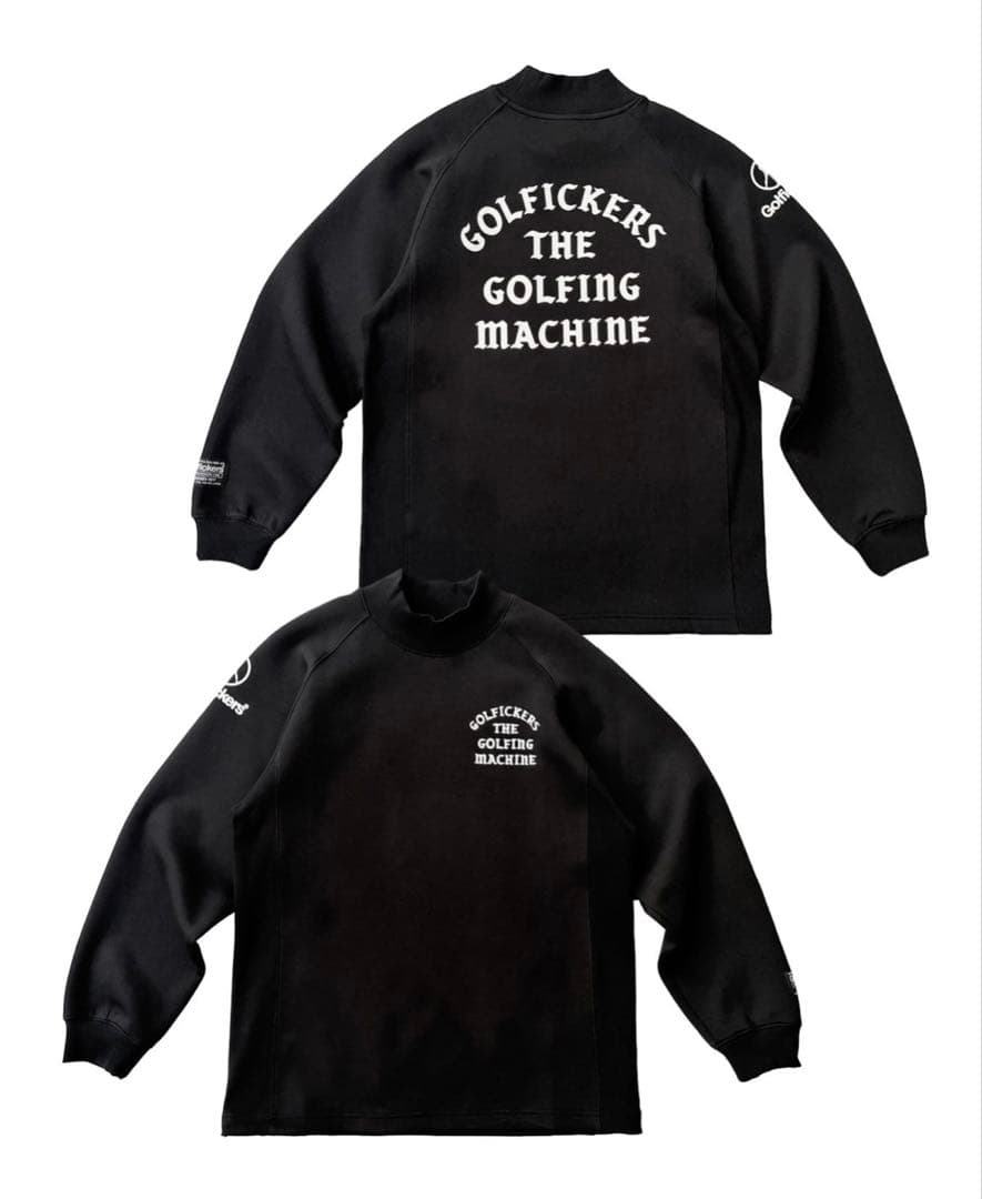 Golfickers Mock Neck -Black-Lサイズ