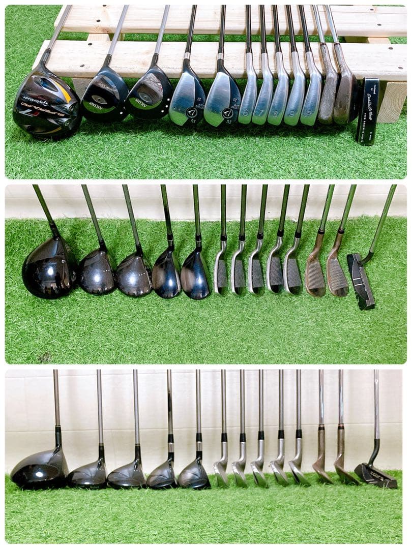 H11.テーラーメイド　初心者オススメ　ゴルフクラブ　メンズセット　13本右利き