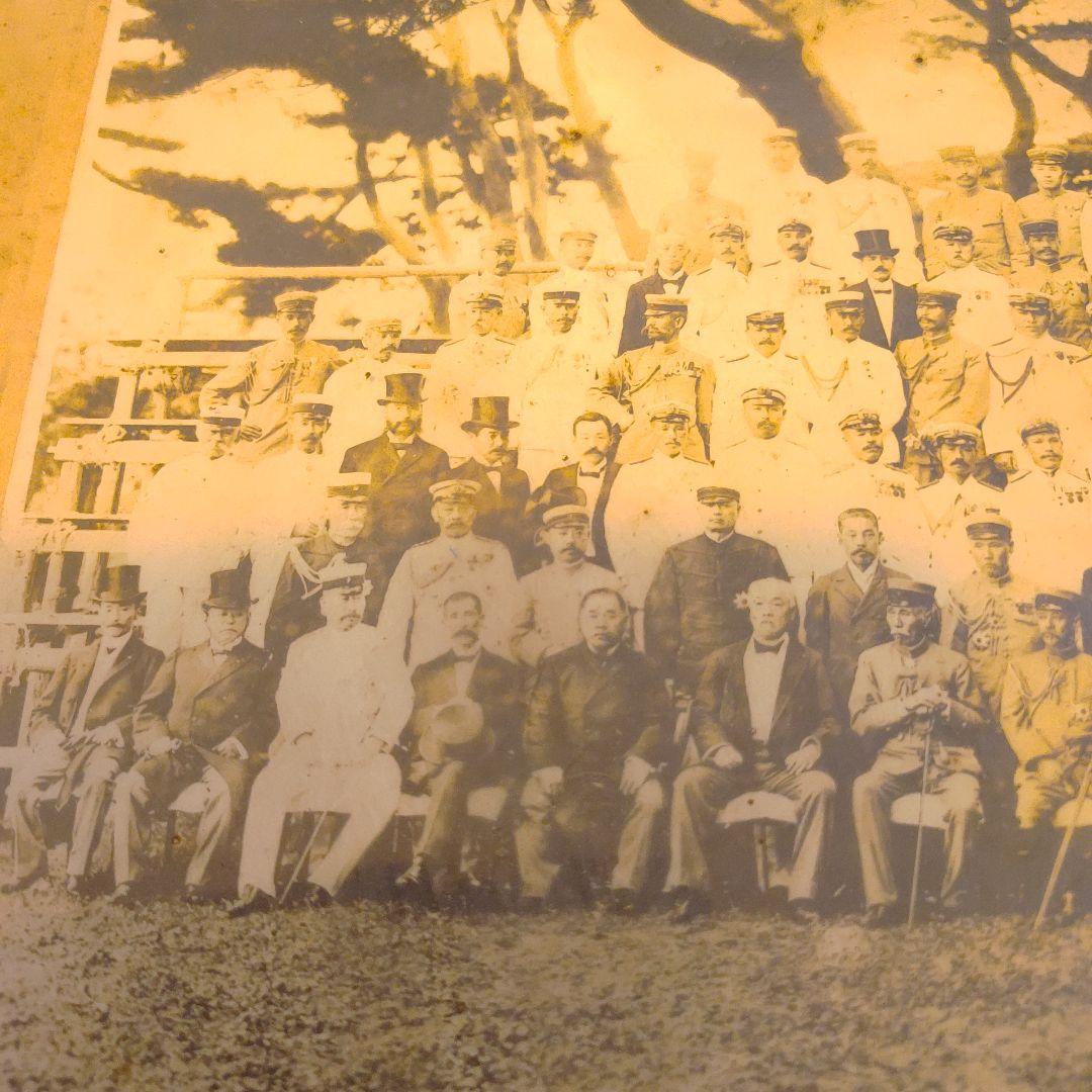 日露戦争出征記念写真撮影　紅葉山於　明治37年6月