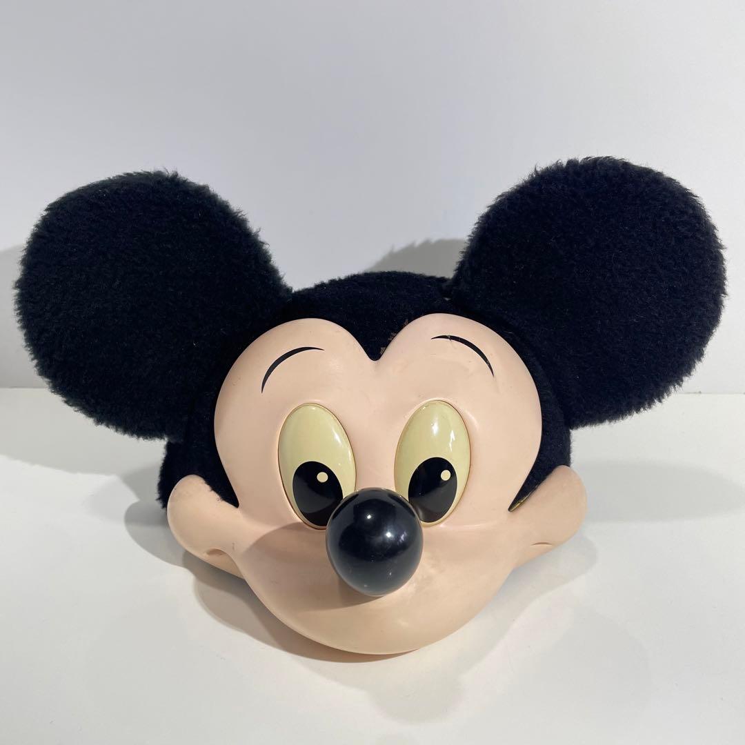 レア ディズニー ファンキャップ ミッキー ミニー 3D 帽子 当時物