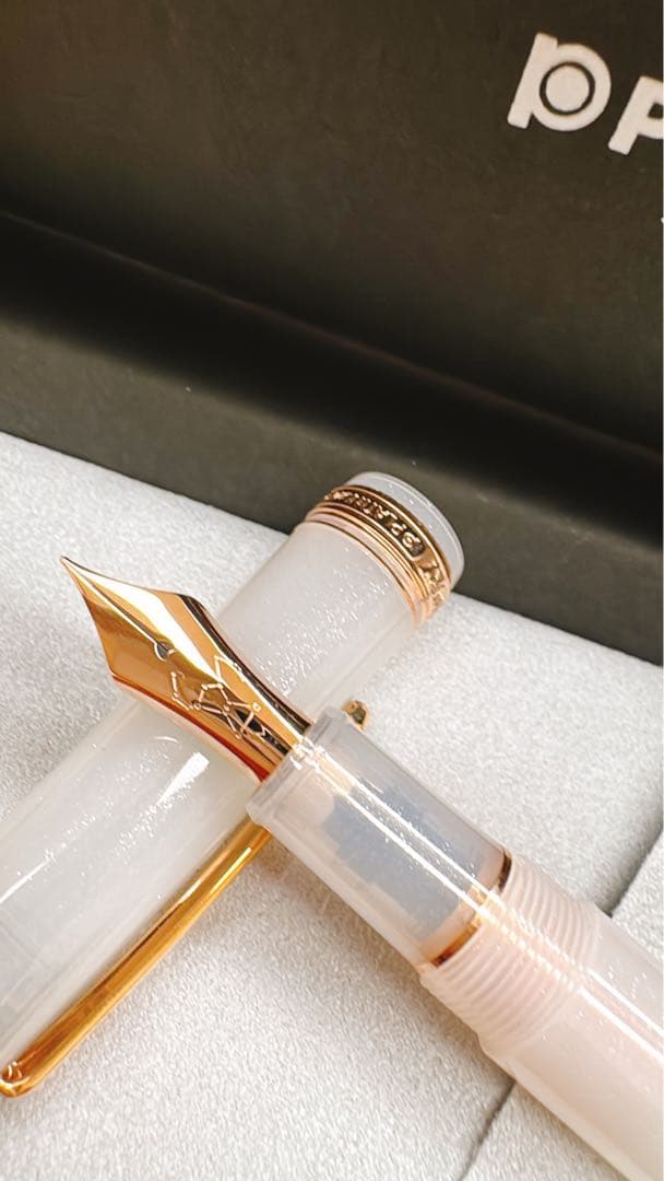 初雪　万年筆　字幅M 八文字屋