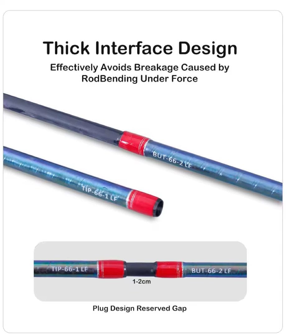 新品未使用　バスロッド　2ピースロッド　S662L スピニングロッド　バス釣り