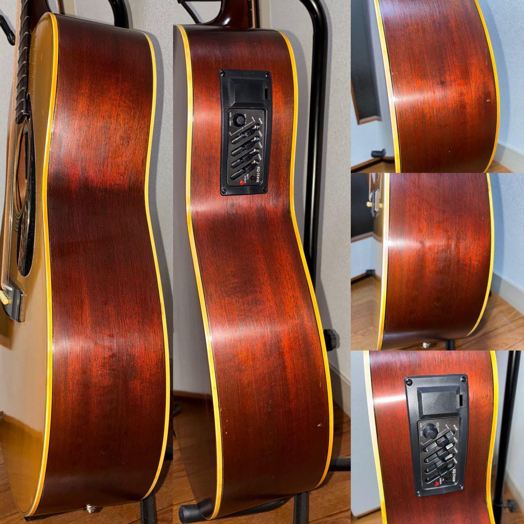 日本製 YAMAHA(ヤマハ)FG-200J 黒ラベル　エレアコ