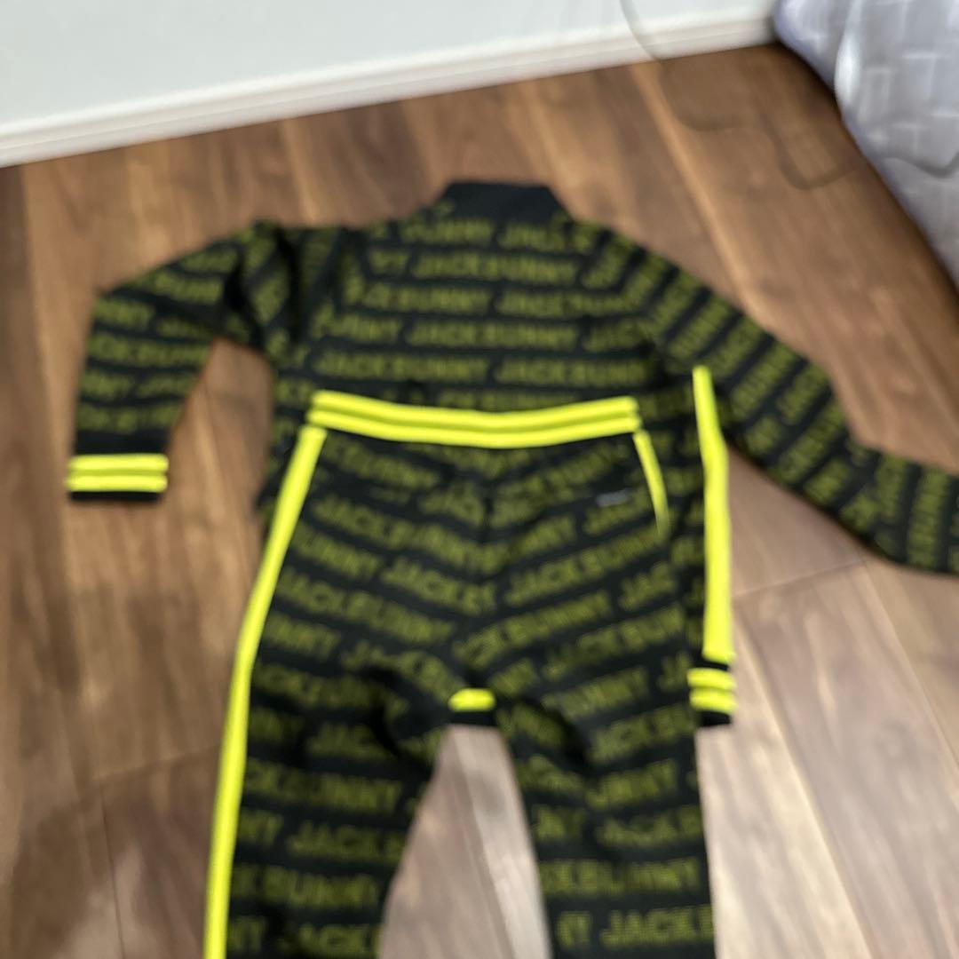 美品　JACKBUNNY ジャージセット ブラック/イエロー