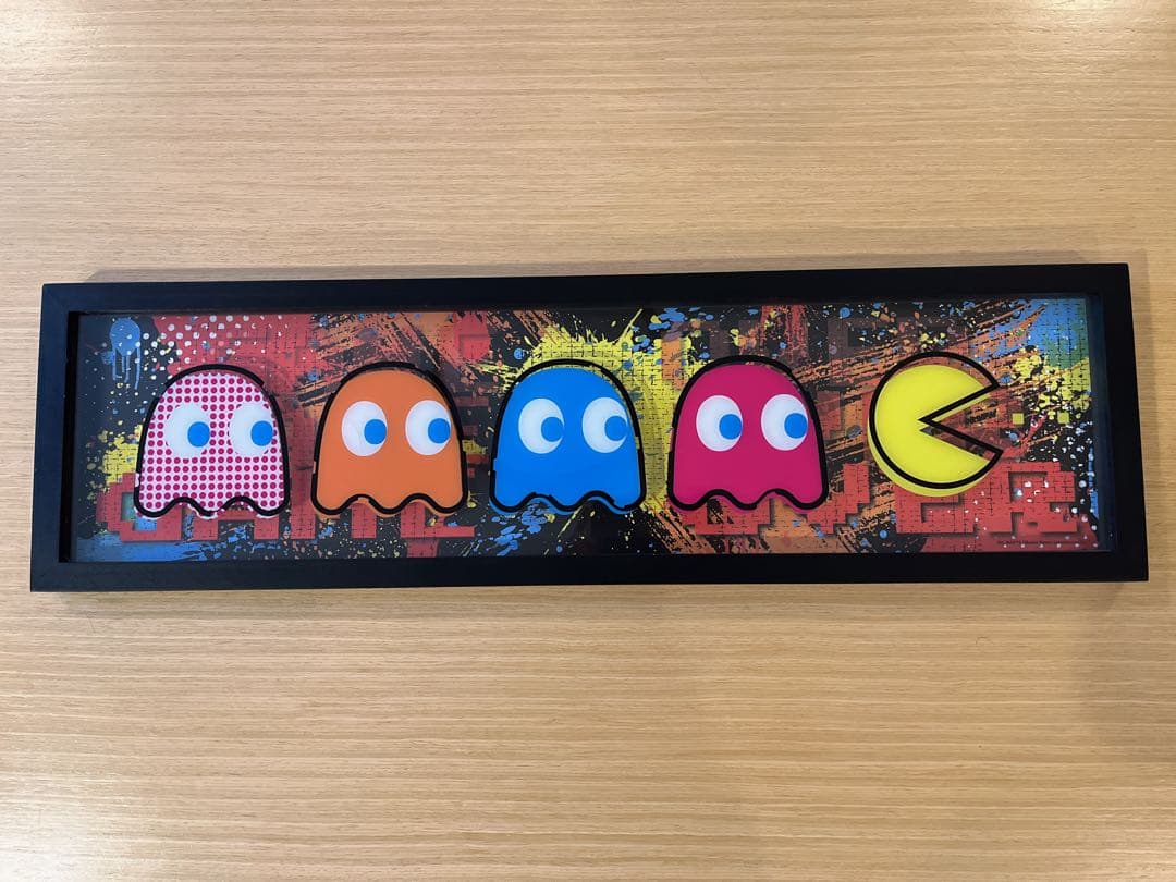 パックマン 90s ウォールアート ウォールデコ 壁掛けアート インテリア