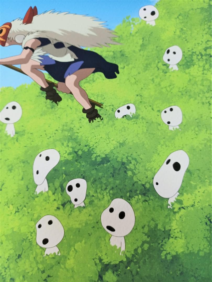 もののけ姫 スタジオ・ジブリ 200枚限定 アーティストプリント 　サン