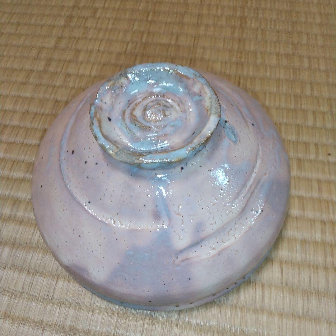 粉引　酢次茶碗