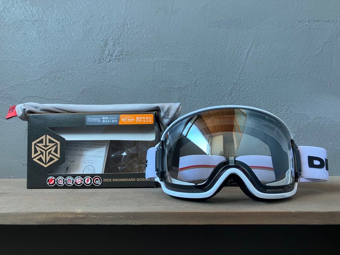 DICE スノーボードゴーグル BANK 調光レンズ