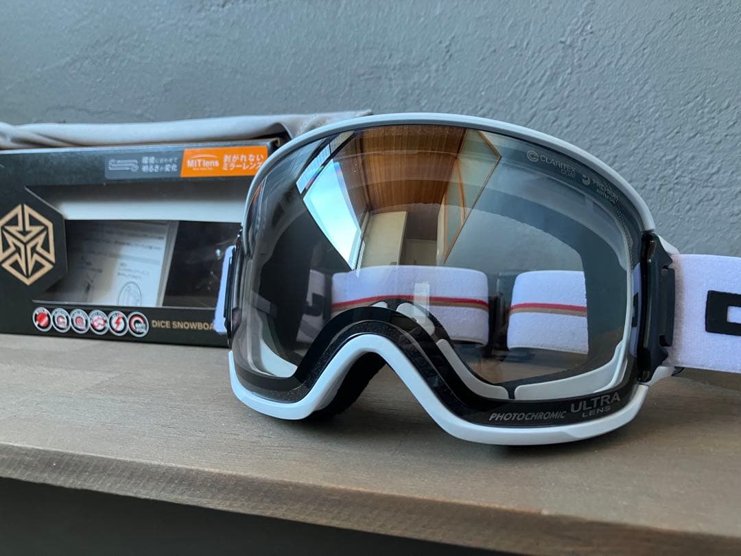 DICE スノーボードゴーグル BANK 調光レンズ