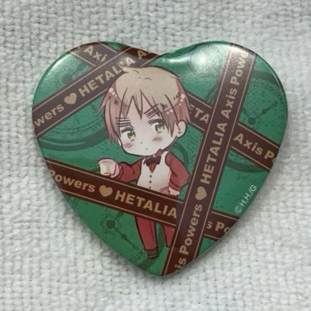 ヘタリア Axis Powers ハート型缶バッジ イギリス イベント限定