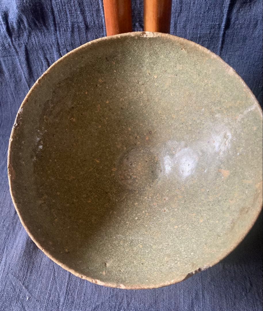 高麗青磁　大鉢　李朝　菓子鉢　出土