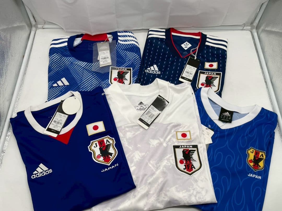 （NR/6.26）adidas 日本代表 サッカーシャツ 未使用品 5点セット