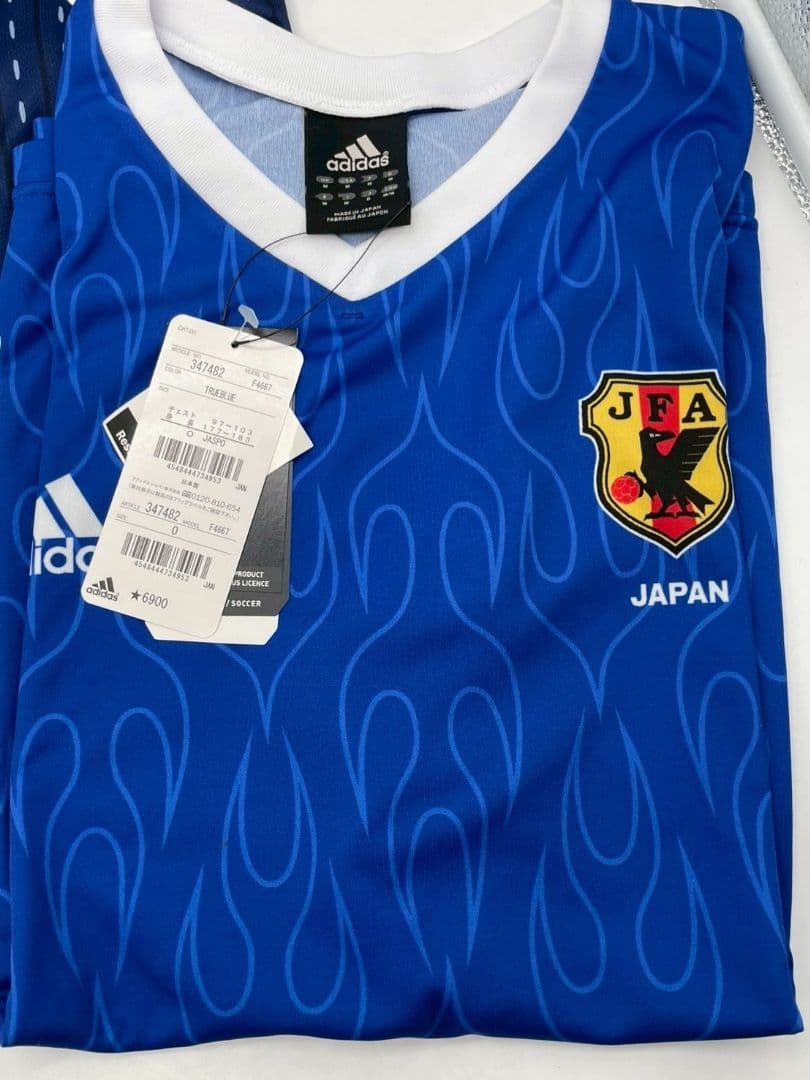 （NR/6.26）adidas 日本代表 サッカーシャツ 未使用品 5点セット