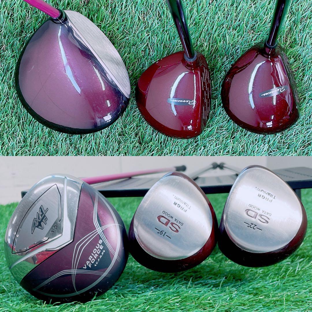 ツルヤ　アクセル　VF ゴルフクラブ　レディースセット　SD 初心者 N2122