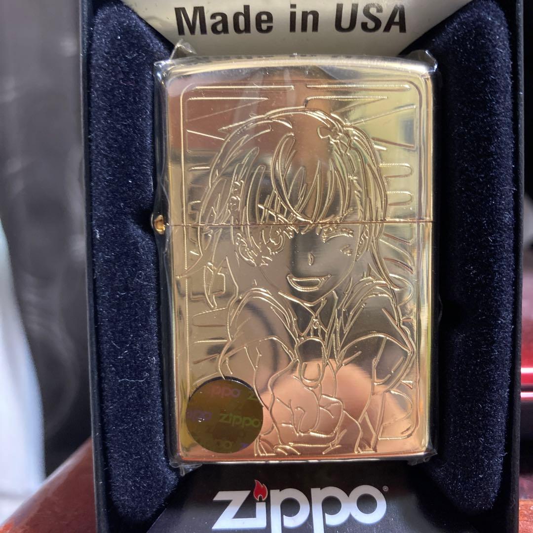 御坂美琴18kメッキzippoと3Dイラスト