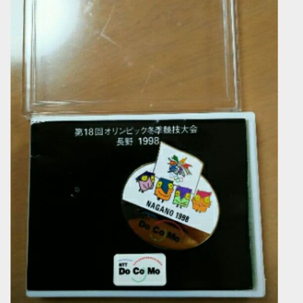 長野オリンピック 記念ピンバッチ ドコモ