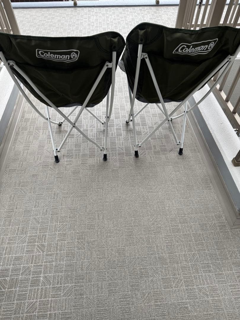 コールマン ヒーリングチェア オリーブ2脚セット 折畳みチェア サッポロ希少品
