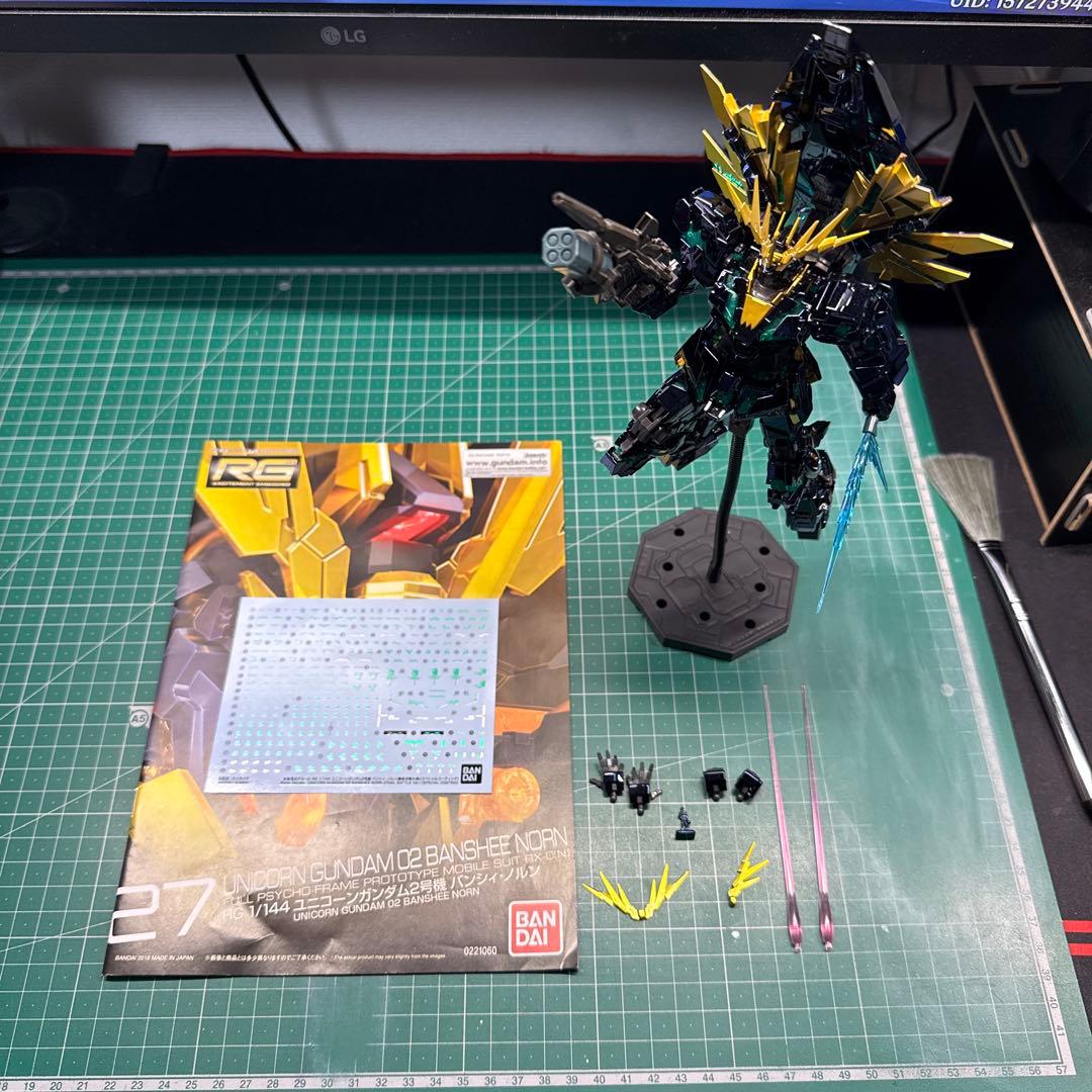 RGユニコーンガンダム２号機 バンシィ・ノルン最終決戦仕様スペシャルコーティング