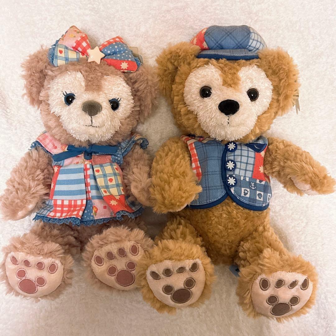 レア！ ディズニーシー15周年 ダッフィーとシェリーメイ SSぬいぐるみセット